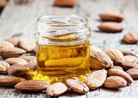 Sweet almond oil for bleached hair