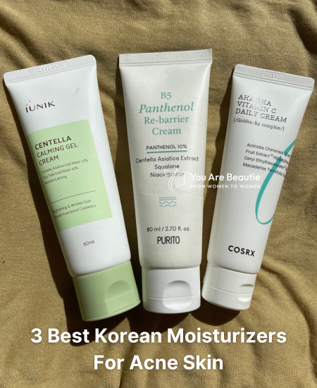 top 3 k-beauty moisturizers for acne skin